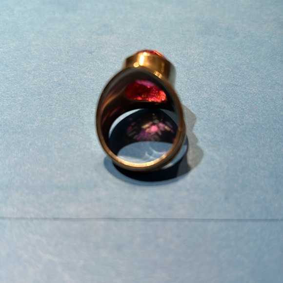 Bi Color Pink Quartz Ring - Picture 3 of 6